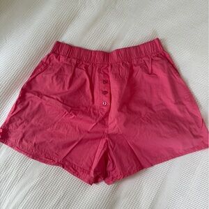 Daily Drills Pink Cotton Boxer Shorts
